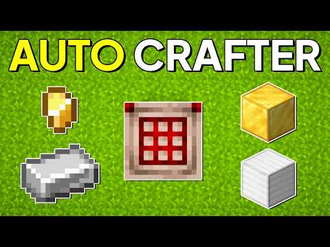 Minecraft Automatic Crafter for IRON and GOLD Farms 1.21