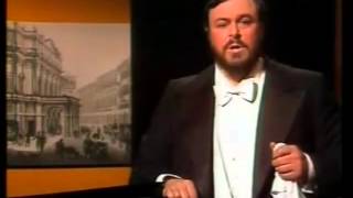 Kadr z teledysku Caro mio ben tekst piosenki Luciano Pavarotti