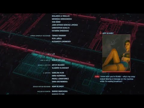 Cyberpunk 2077 - Judy Voicemail (Nomad Ending)