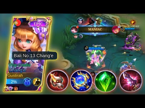 Global Chang'e New Perfect Agressive Build Early To Late Game In Solo Mytic High Rank🔥 Best Build