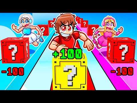 Fortnite LUCKY BLOCK Race With MY CRAZY FAN GIRLS...