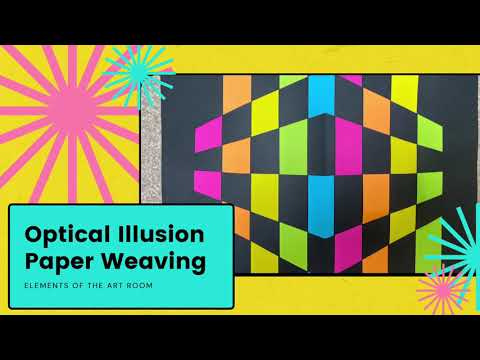 Paper weaving for elementary artists