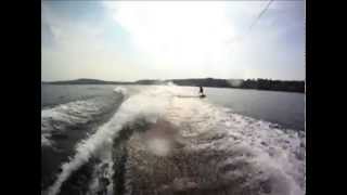 preview picture of video 'Wake Sessions - Malletts Bay, Lake Champlain VT, July 14, 2012'