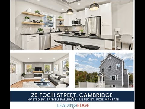Open House at 29 Foch St, Cambridge MA today