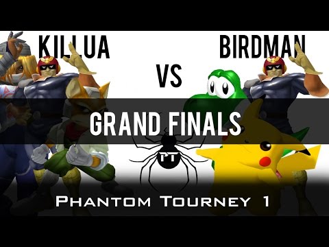 Grand Finals - Killua (Fox,Sheik,Falcon) Vs Birdman(Pikachu,Yoshi,Falcon) | Phantom Tourney 1 SSBM