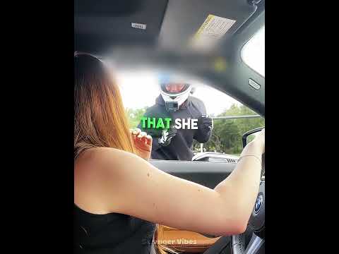 She Tried To Flirt With The Biker 😍🏍️ #shorts
