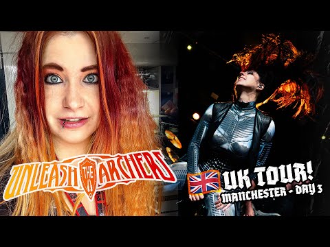 On Tour With UNLEASH THE ARCHERS – UK Tour Life | Manchester VLOG (Part 3) 🇬🇧🔥