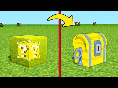 MİNECRAFT ŞANS BLOKLARI VS FORTNİTE ŞANS BLOKLARI - Minecraft