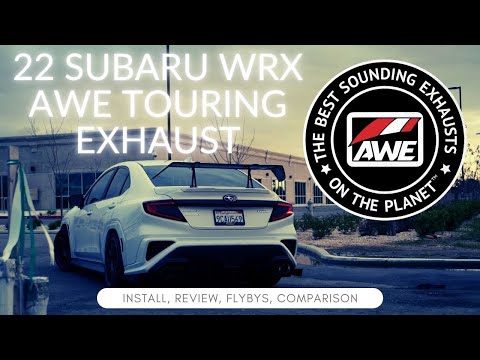 2022 SUBARU WRX AWE TOURING CATBACK EXHAUST INSTALL