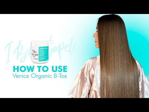 HOW TO USE ORGANIC B-TOX: I Belli Capelli care for big hair! #hair #beauty