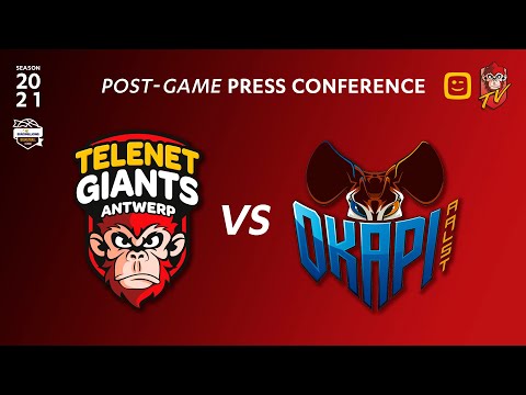 POST-GAME PRESS CONFERENCE | Telenet Giants Antwerp vs Okapi Aalst