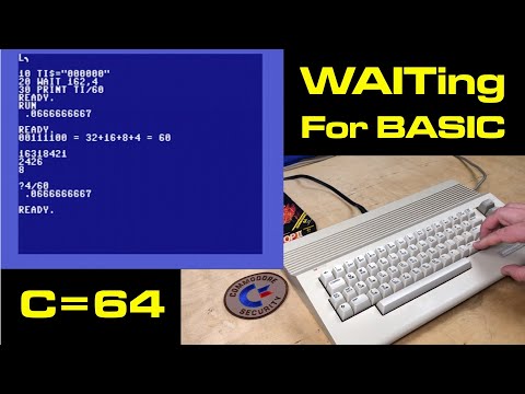 WAITing for BASIC on the Commodore 64