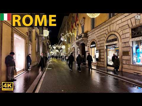 Galleria Alberto Sordi Rome | Christmas Tree | January 2026 | 4K