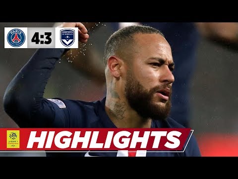 Neymar rüpelt sich vom Platz | PSG - Bordeaux 4:3 | Highlights | Ligue 1
