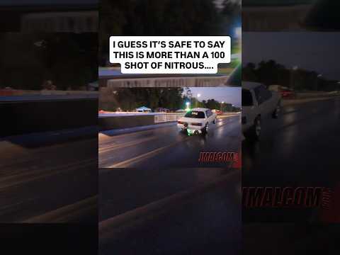 Guess it’s safe to say this is more than a 100 shot of nitrous….