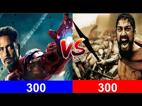 IRON MAN Vs 300 spartans (1 vs 1) - Ultimate Epic Battle Simulator