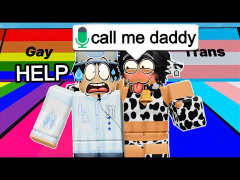 Roblox LGBTQ Hangout VOICE CHAT is too FREAKY...