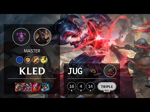 Kled Jungle vs Graves - EUW Master Patch 11.1