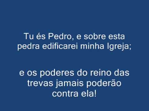 ALELUIA - TU ÉS PEDRO - Arquidiocese de Goiânia