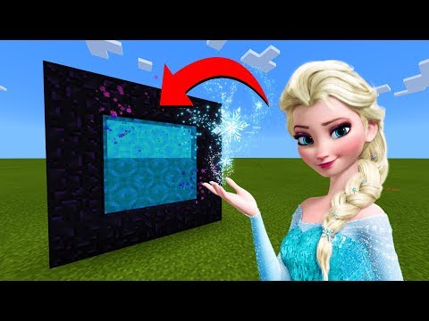How To Make A Portal To The Elsa Dimension in Minecraft!