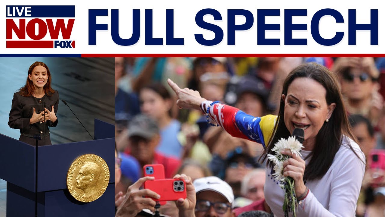 Machado’s daughter accepts her Nobel Peace Prize