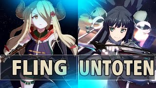 GBVSR:🔥Fling (Narmaya) Vs Untoten (Yuel)🔥| High Level Gameplay.
