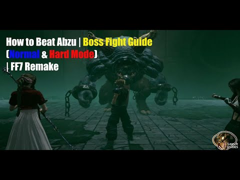 How to Beat Abzu | Boss Fight Guide (Normal & Hard Mode) with zero damage | FF7 Remake