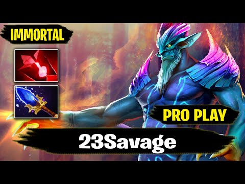 Leshrac Safelane Pro Gameplay by 23Savage IMMORTAL Rank Dota 2