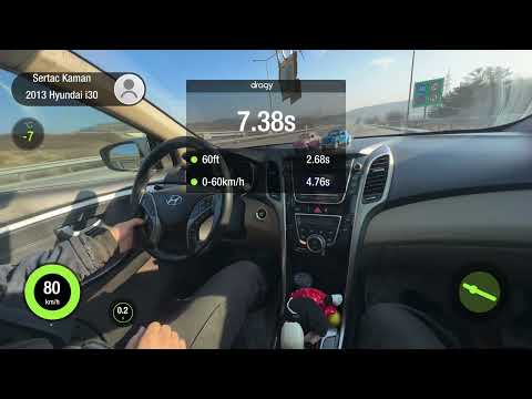 HYUNDAI i30 1.6 CRDI  0-100 Km/h Hız Testi