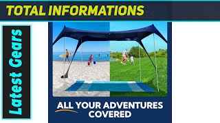 SUN NINJA Beach Tent: Your Amazing Outdoor Shade Game-Changer!