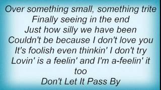 18645 Poco - Don't Let It Pass By Lyrics