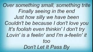 18645 Poco - Don't Let It Pass By Lyrics
