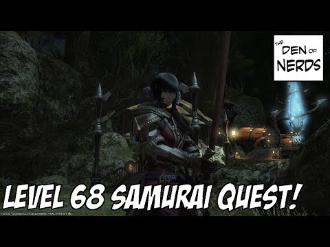 FFXIV Level 68 Samurai Quest! We Finally Meet Ugetsu!