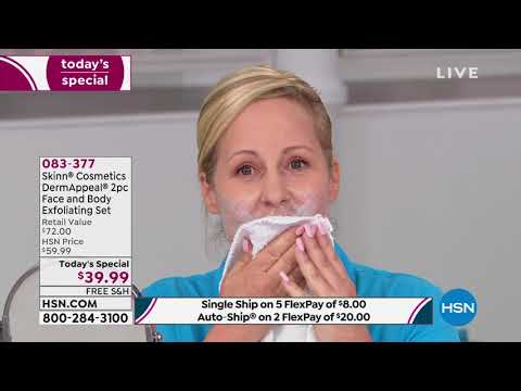 Skinn Cosmetics DermAppeal 2-teiliges Gesichts- und Körperpeeling …