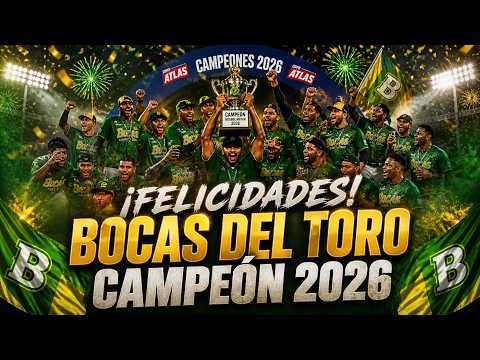 🏆 BOCAS DEL TORO CAMPEÓN 2026 | ¡CELEBRACIÓN HISTÓRICA! 🔥 #beisbolmayor