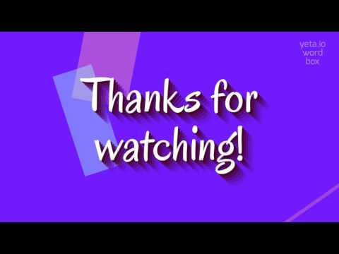 HOW TO PRONOUNCE VARIABLENAME? #variablename