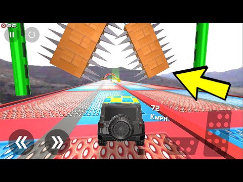 Police Mega Ramp Car Game Racing Car Stunts 3D - Impossible Gt Stunt Car Race - Android GamePlay #5