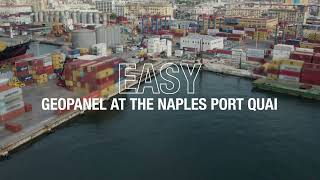 FÁCIL: Geopanel en el Port Quai en Nápoles