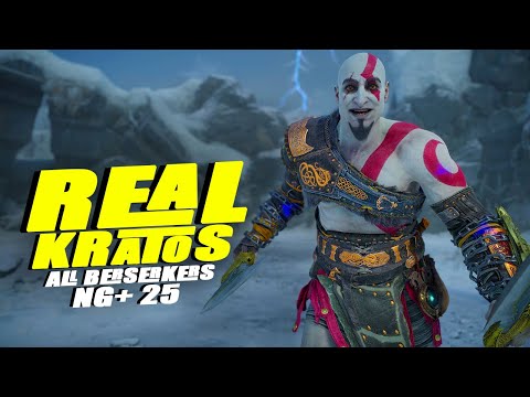 Maxed Original Kratos 🤜  All Berserkers | NG+25 | God Of War Ragnarok