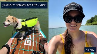 WEEKEND VLOG,FINALLY GOING TO THE LAKE,SHARING PRODUCT EMPTIES/Enjoying the warmer weather