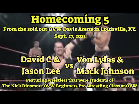 David C & Jason Lee vs Mack Johnson & Von Lylas from Homecoming 5