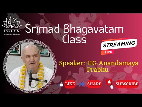 SB Class | SB 4.28.44 | HG Anandamaya  Pr | 15-3-2024 | ISKCON Hyderabad