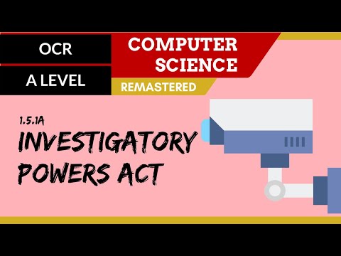 110. OCR A Level (H046-H446) SLR16 - 1.5 Investigatory Powers Act