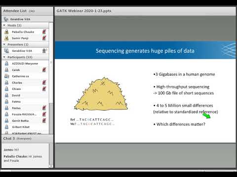 H3ABioNet webinars: Genomics analysis with GATK - Eric Banks