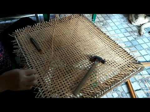 ซ่อมเก้าอี้หวายเก่า ให้สวยเหมือนของใหม่