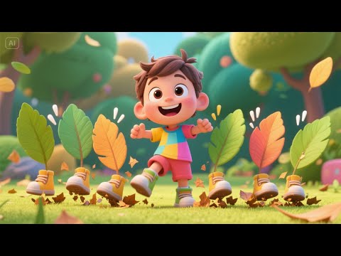 Count the Leaves Falling from the Trees | Autumn Counting Song for Kids | Seasonal Nursery Rhyme