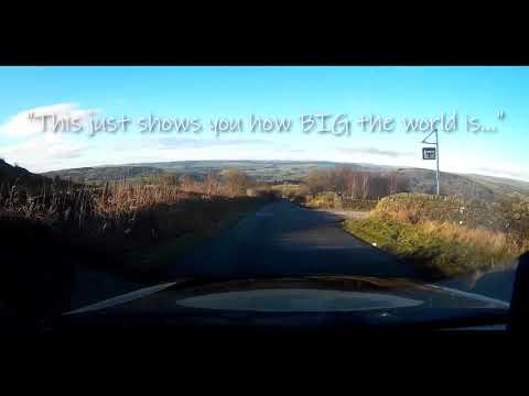 Driving into beautiful Derbyshire with Amber...