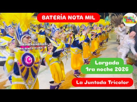 BATERIA NOTA MIL LARGADA 1ra NOCHE - CARNAVAL DE CONCORDIA 2026