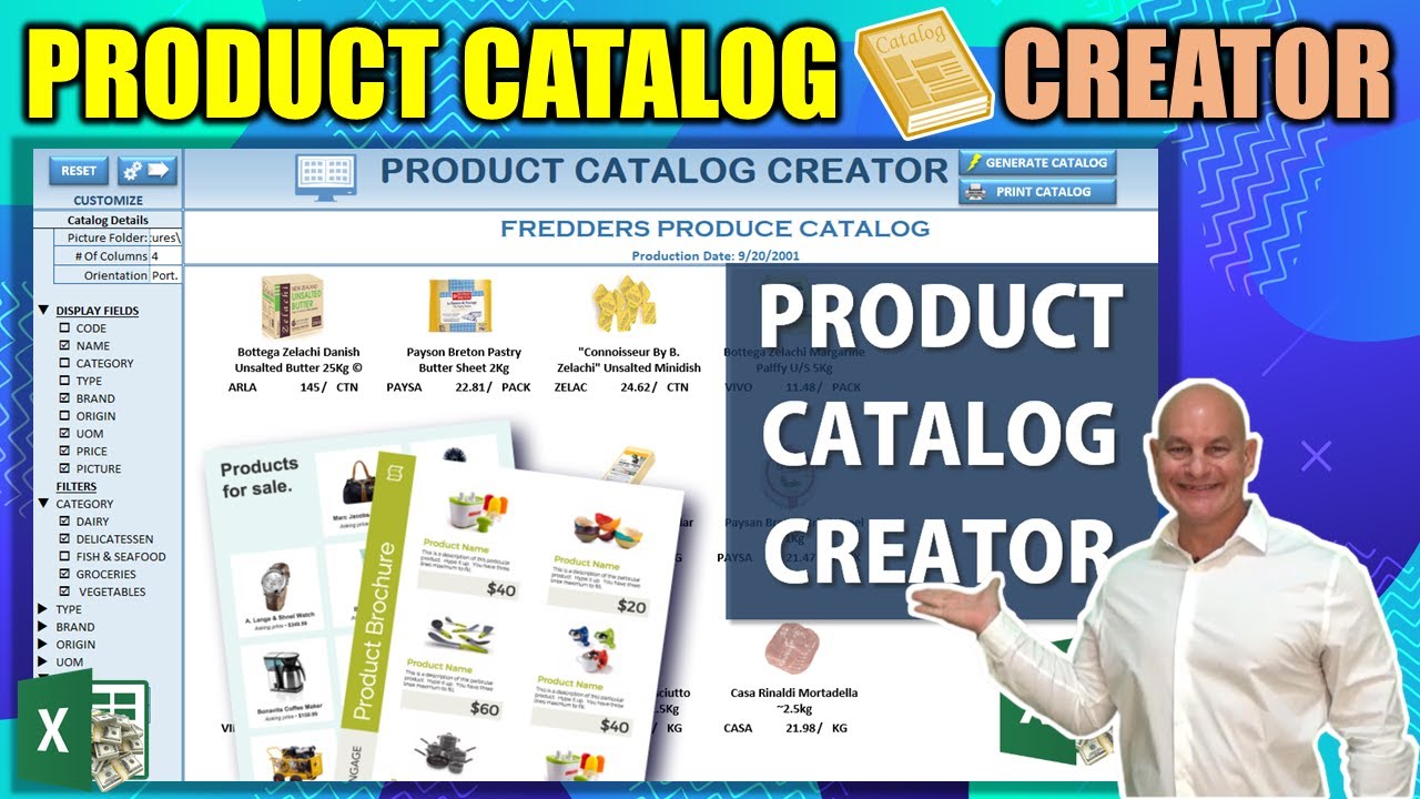 Learn How To Create This One-Click Product Catalog Creator From Any Excel Table [Free Download]