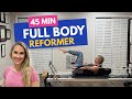 Pilates Reformer Full Body Workout 45 Minutes Beginner